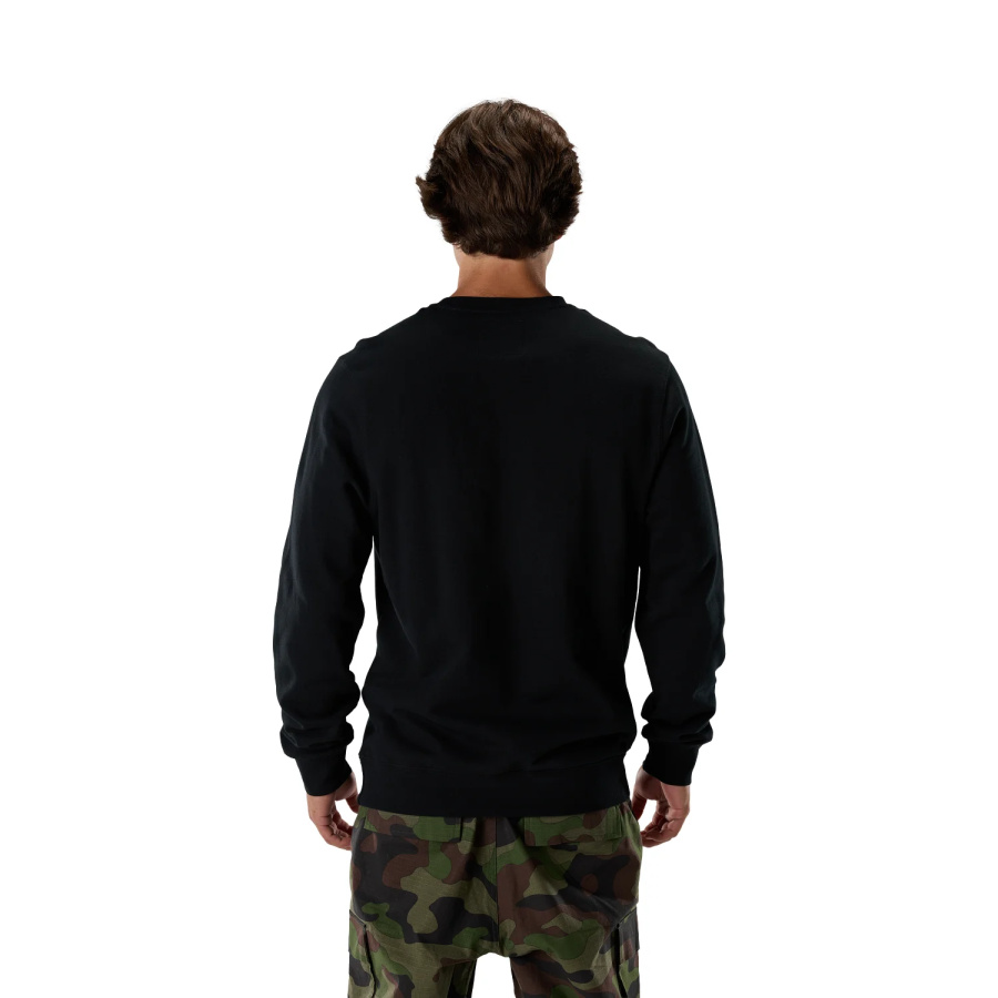 Črn pulover Fox Absolute Fleece Crew - pogled 4