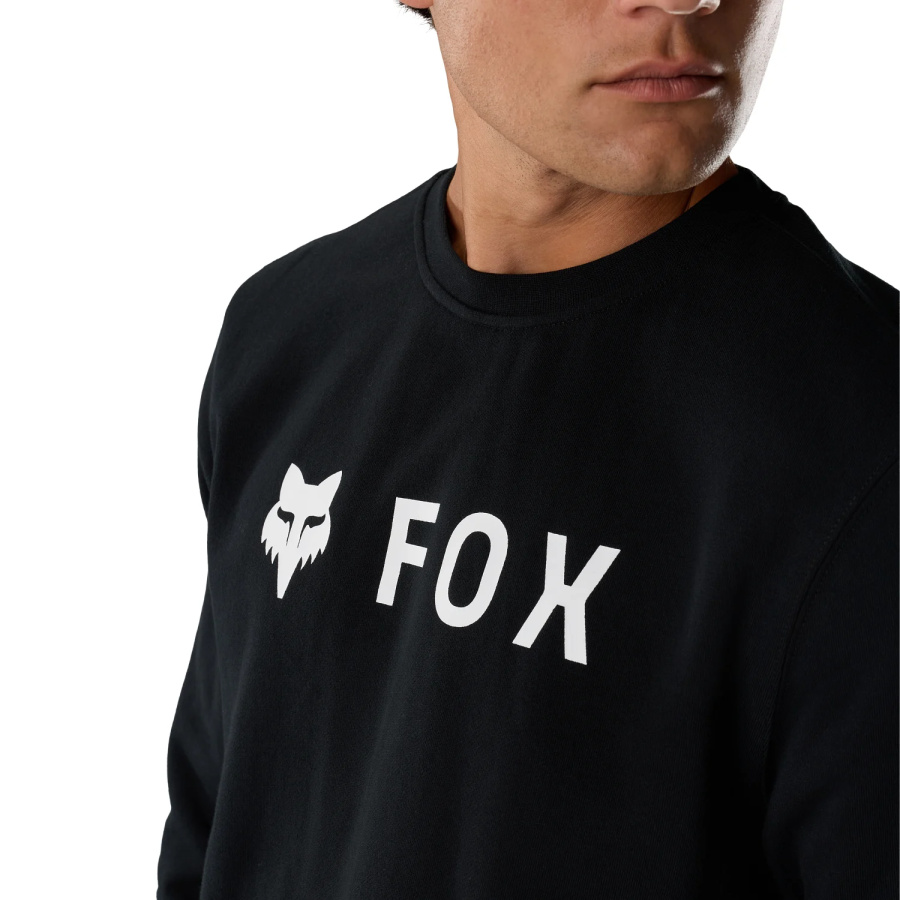 Črn pulover Fox Absolute Fleece Crew - pogled 5