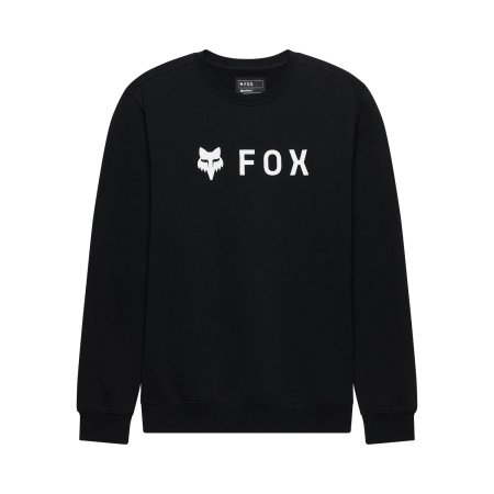 Črn pulover Fox Absolute Fleece Crew - sprednji pogled
