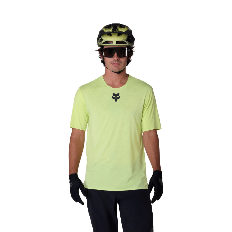 Kolesarska majica Fox Flexair Lime Green - pogled 3
