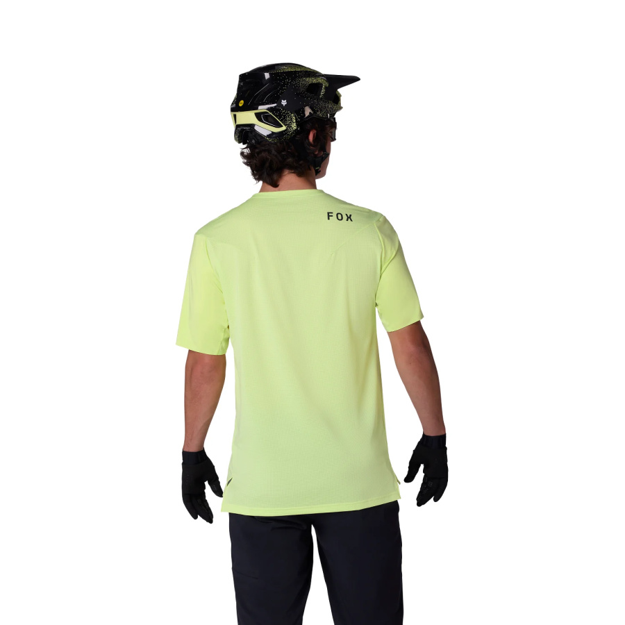 Kolesarska majica Fox Flexair Lime Green - pogled 4