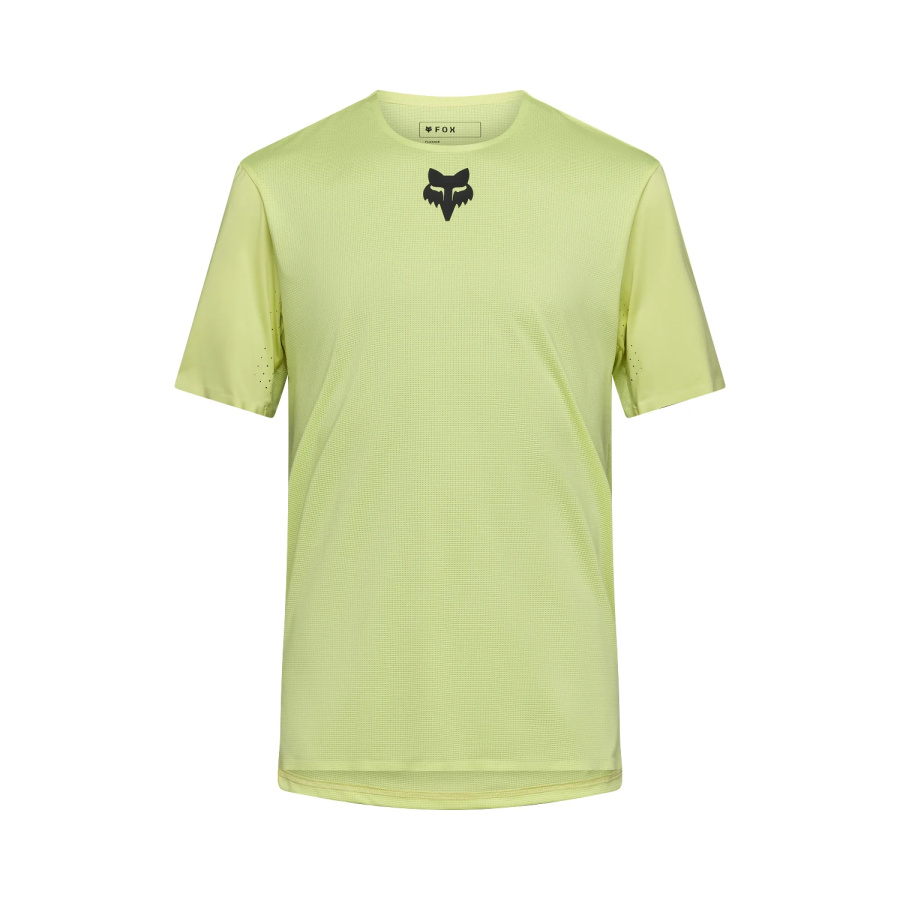 Kolesarska majica Fox Flexair Lime Green - sprednji pogled