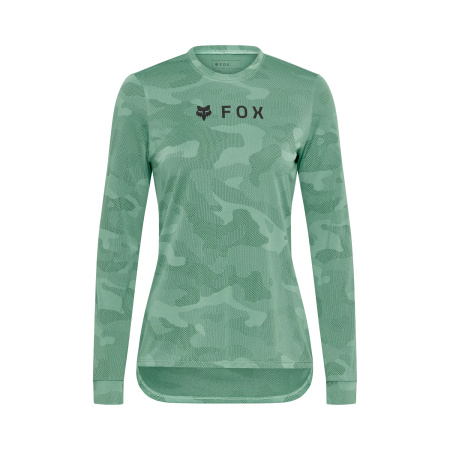 Ženska kolesarska majica Fox Ranger TruDri LS Pine Green