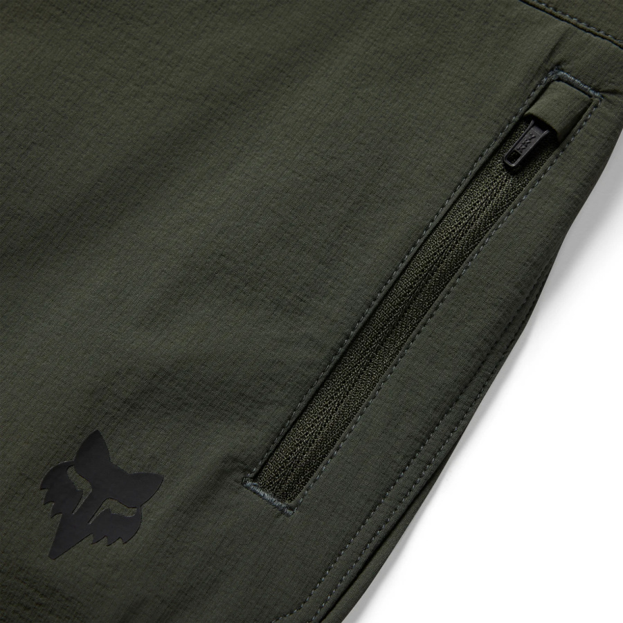 Otroške kolesarske hlače Fox Youth Ranger Lined Shorts Ivy Green - pogled 4