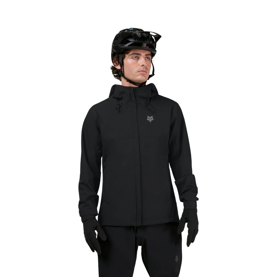 Kolesarska jakna FOX Ranger 2.5-Layer Water črna - pogled 3