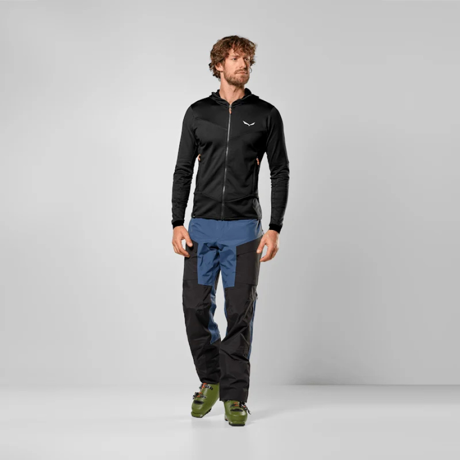 Moška jakna Salewa Sella Crevasse HD Black out - na modelu