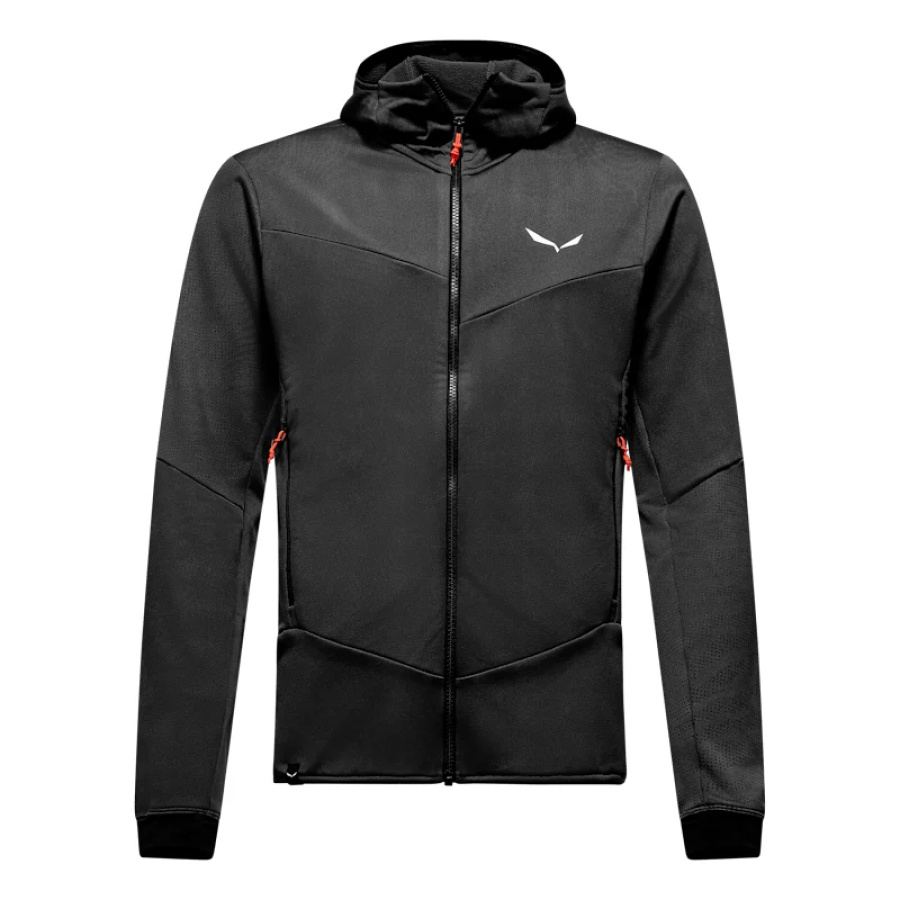 Moška jakna Salewa Sella Crevasse HD Black out - sprednji pogled
