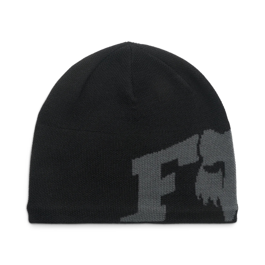Črna zimska kapa Fox F Head X Jacquard