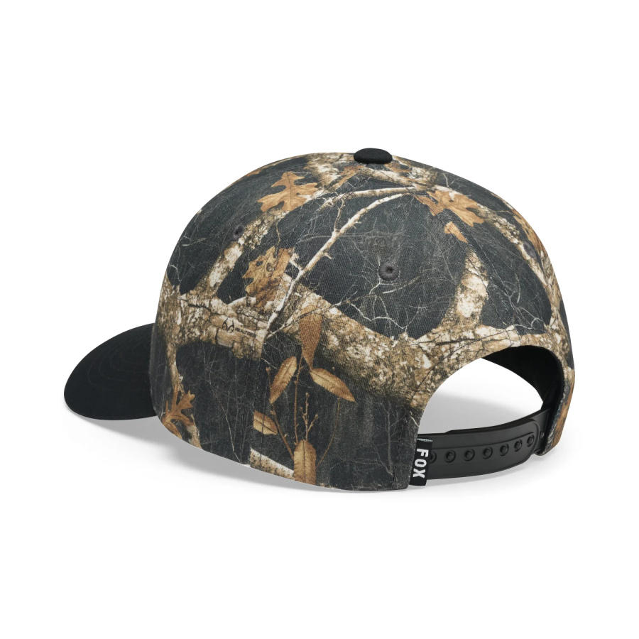 Kapa Fox Realtree Subframe v črno-kamuflažni barvi - pogled 2