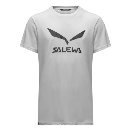 Moška majica Salewa Solidlogo Dry v beli barvi - pogled spredaj