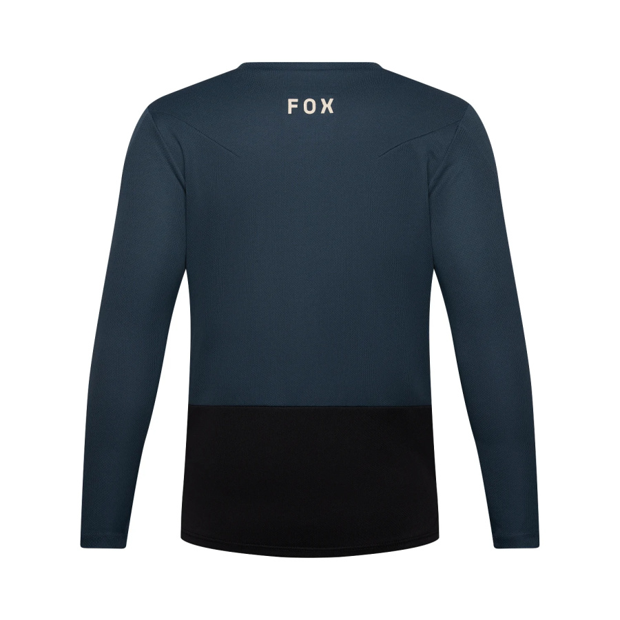 Otroška kolesarska majica Fox Ranger LS Fox Head Galaxy Blue - pogled 2