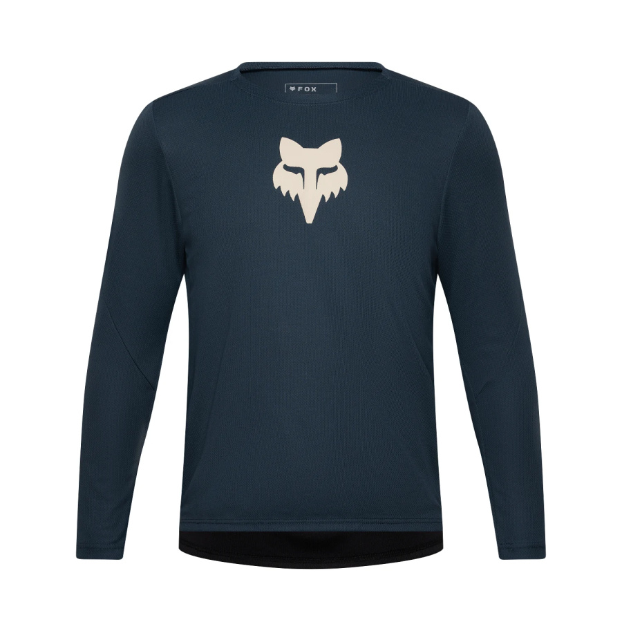 Otroška kolesarska majica Fox Ranger LS Fox Head Galaxy Blue