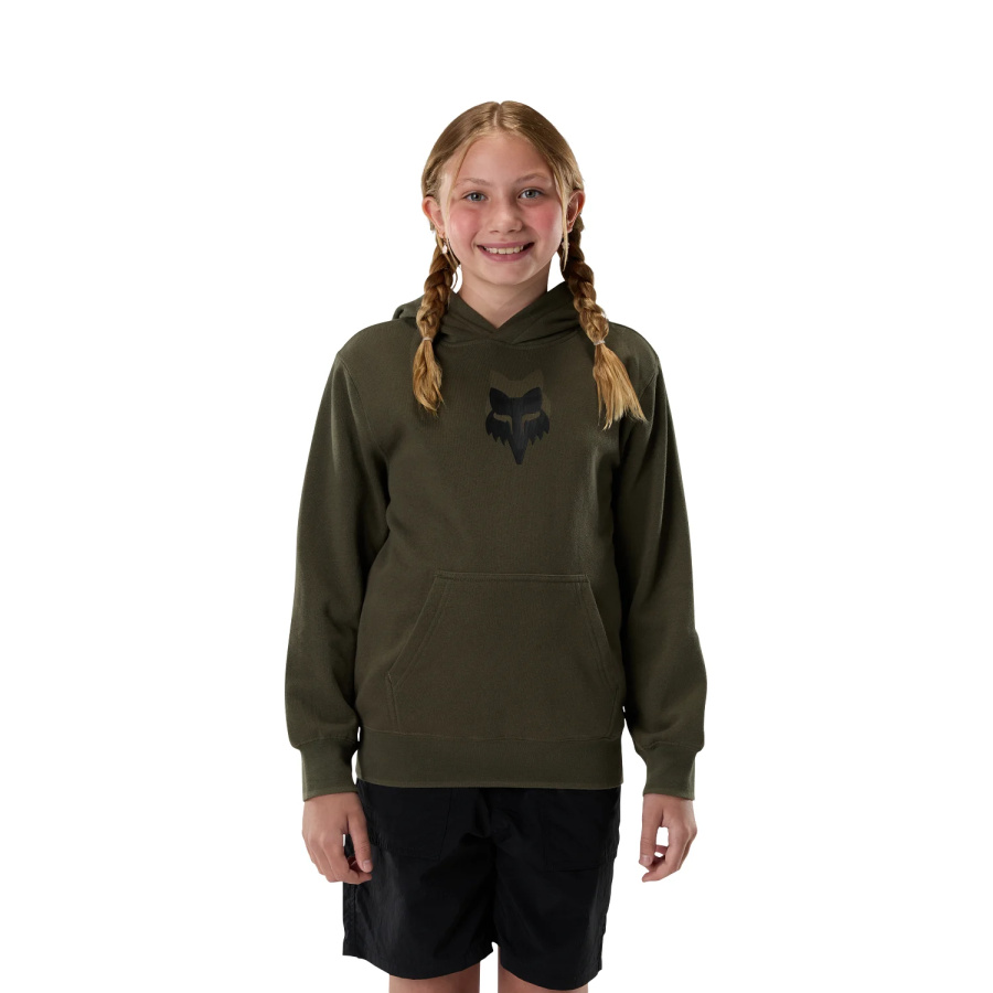 Otroški pulover Fox Head Fleece olivno zelen - pogled 3