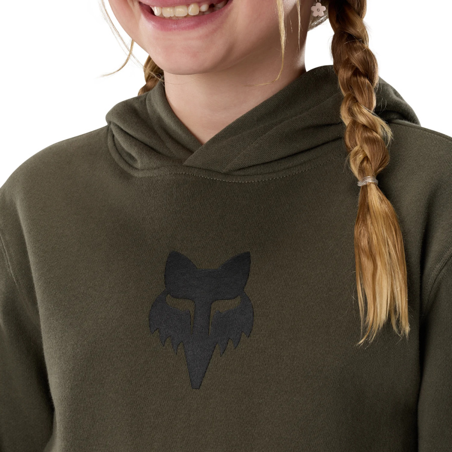 Otroški pulover Fox Head Fleece olivno zelen - pogled 5