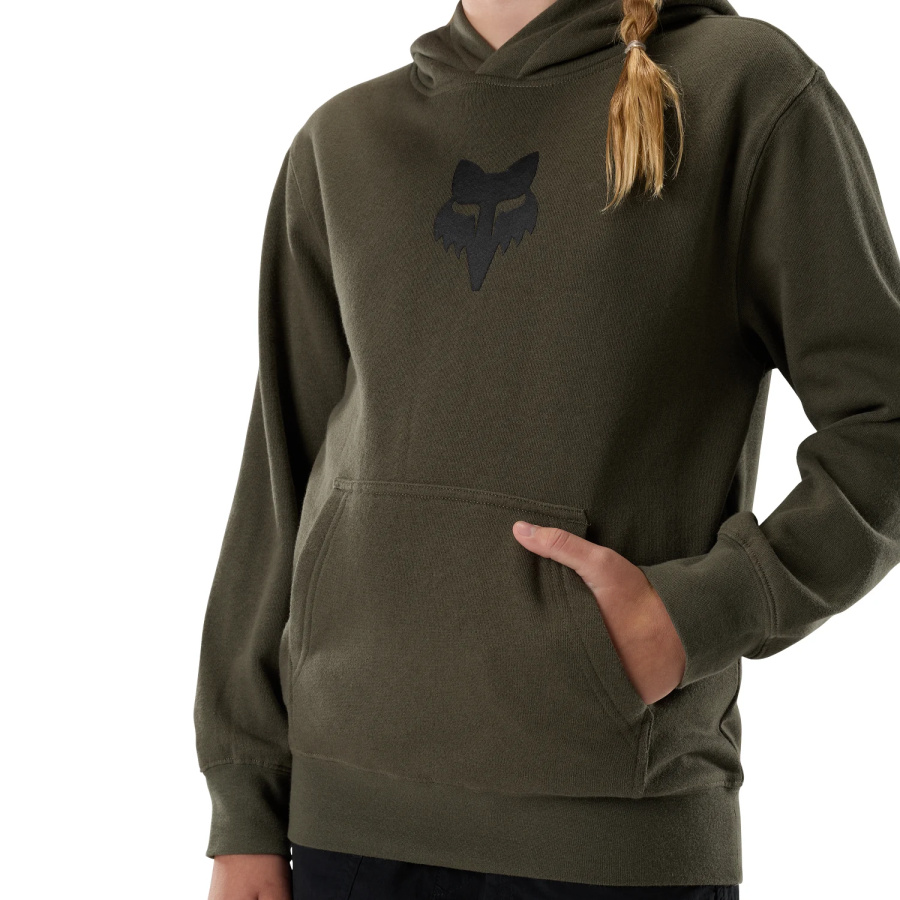 Otroški pulover Fox Head Fleece olivno zelen - pogled 6