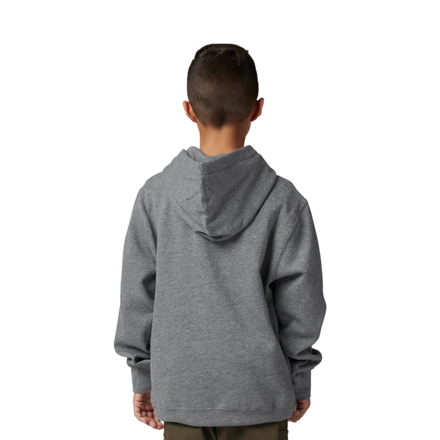 Otroški pulover Fox Legacy Fleece v sivi barvi - pogled 2
