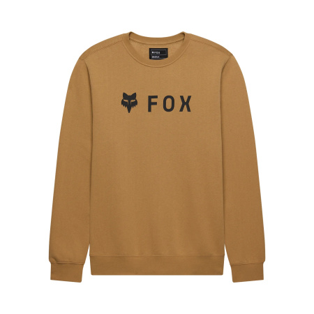 Pulover Fox Absolute Fleece Crew Brown Sugar - pogled od spredaj