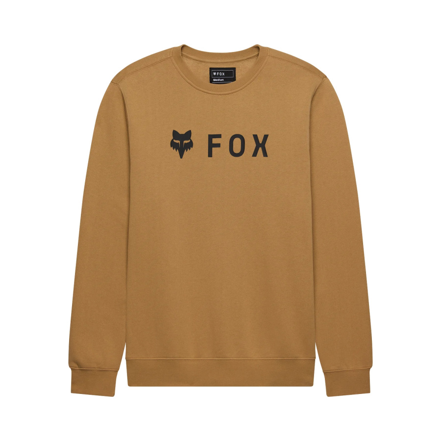 Pulover Fox Absolute Fleece Crew Brown Sugar - pogled od spredaj