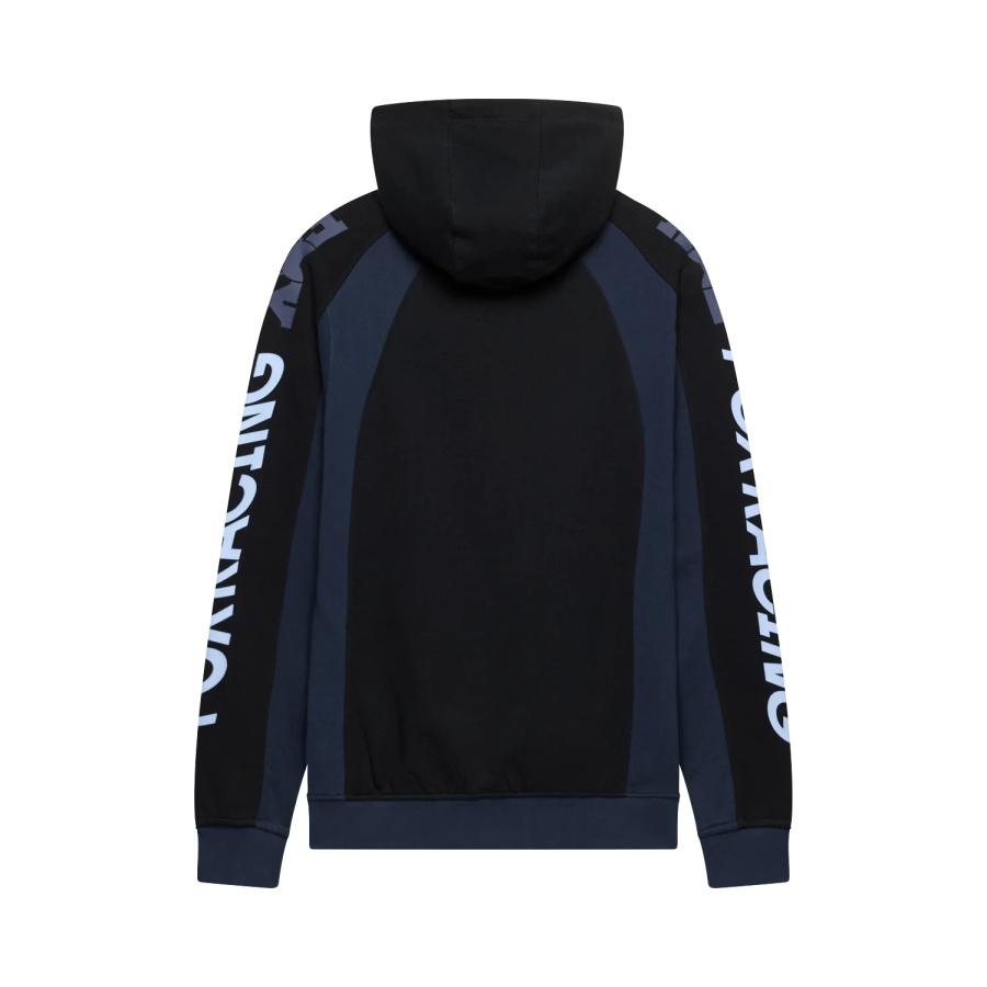 Črn pulover Fox Valiant Fleece s kapuco - pogled 2