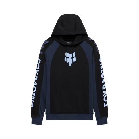 Črn pulover Fox Valiant Fleece s kapuco
