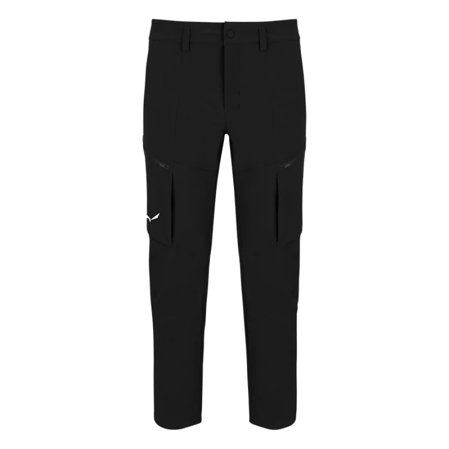 Moške pohodne hlače Salewa Puez DST Cargo Black out - pogled 6