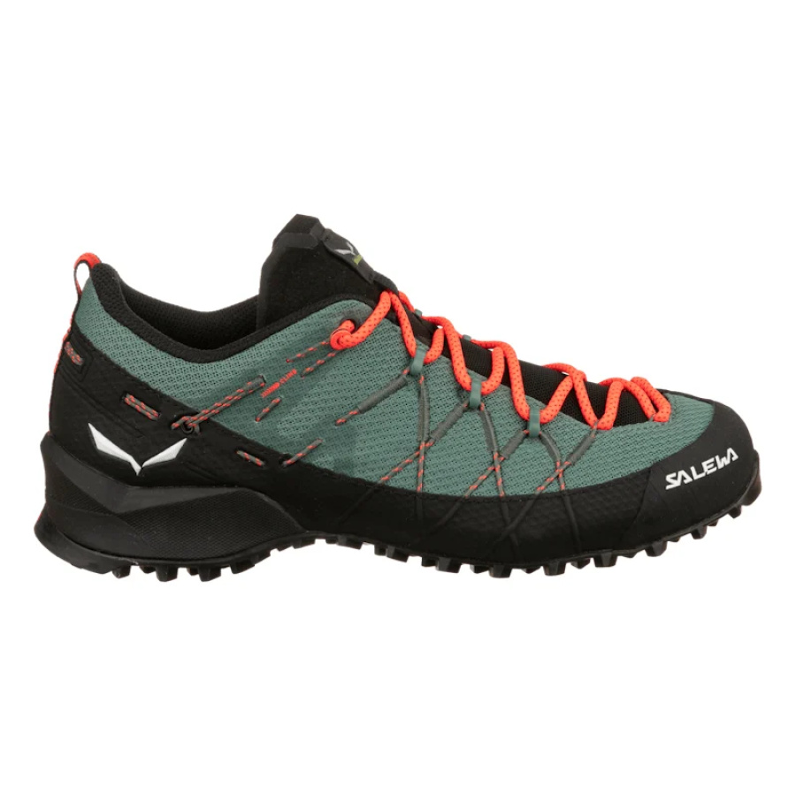 Ženski pohodni čevlji Salewa Wildfire 2 Duck green/black - pogled 5