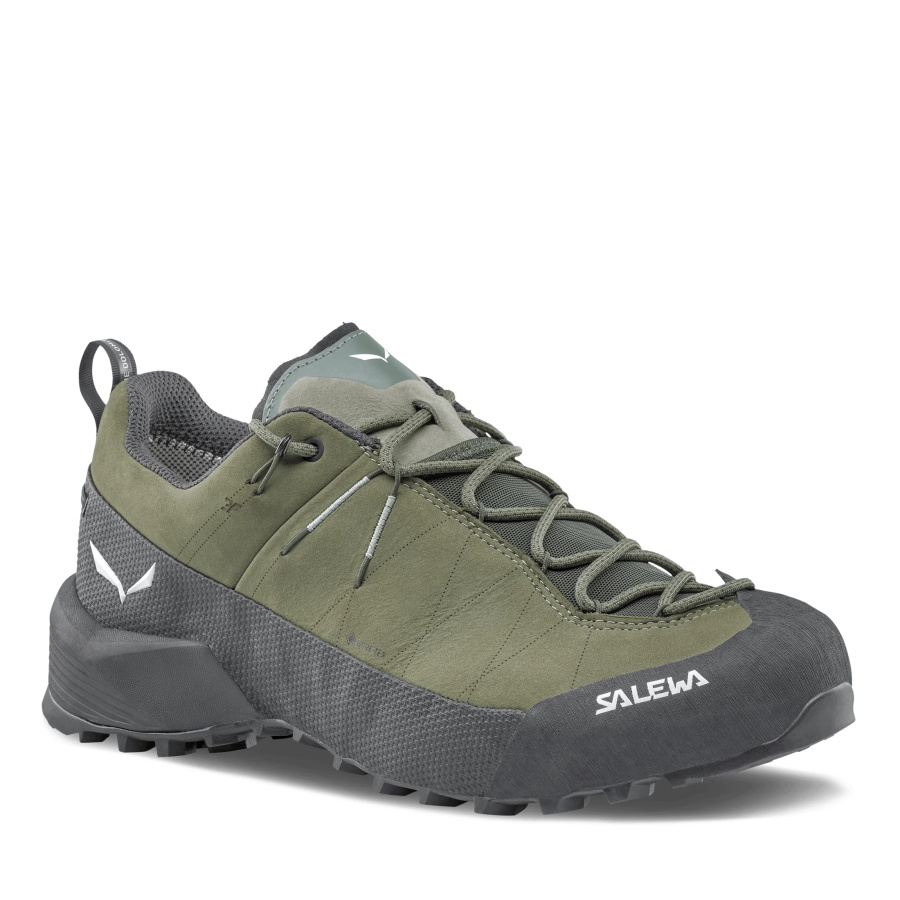Moški pristopni čevlji SALEWA Wildfire Leather 2 GTX Faded green/Black