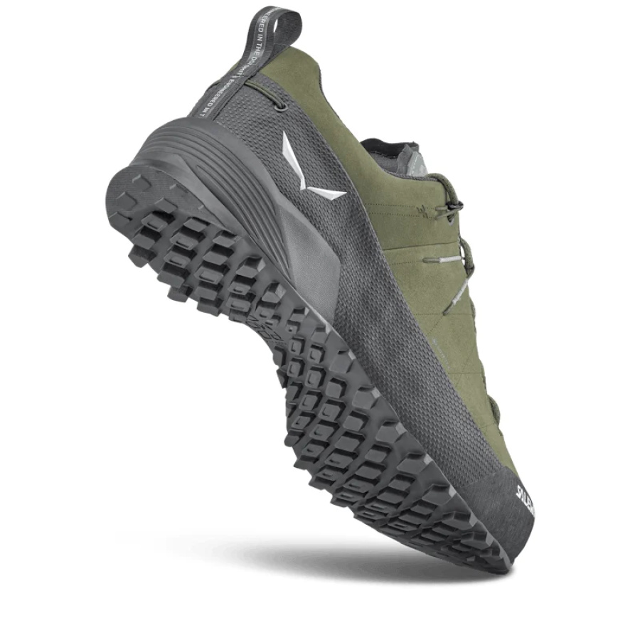Moški pristopni čevlji SALEWA Wildfire Leather 2 GTX Faded green/Black - pogled 10