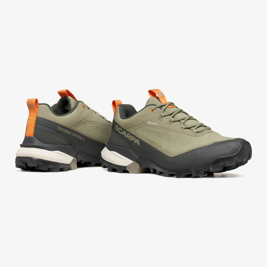 Pohodni čevlji SCARPA Ribelle Cross 2 GTX Green aloe/pumpkin - pogled 7