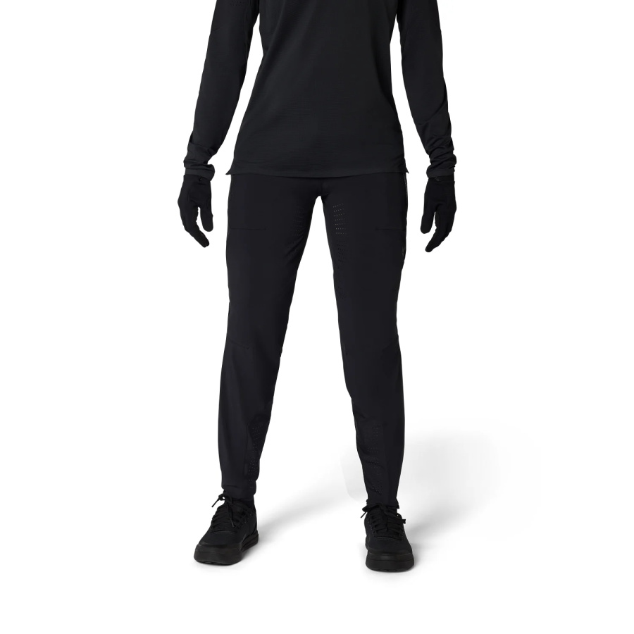 Ženske kolesarske hlače FOX Flexair Black - pogled 3