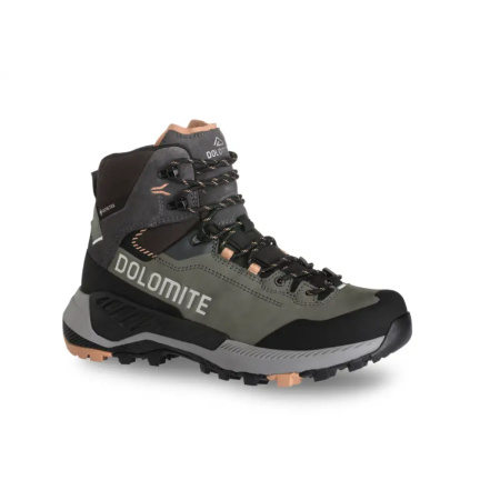 ŽENSKI POHODNI ČEVLJI DOLOMITE VERNALE HIGH GTX Silver Green/Sand Pink