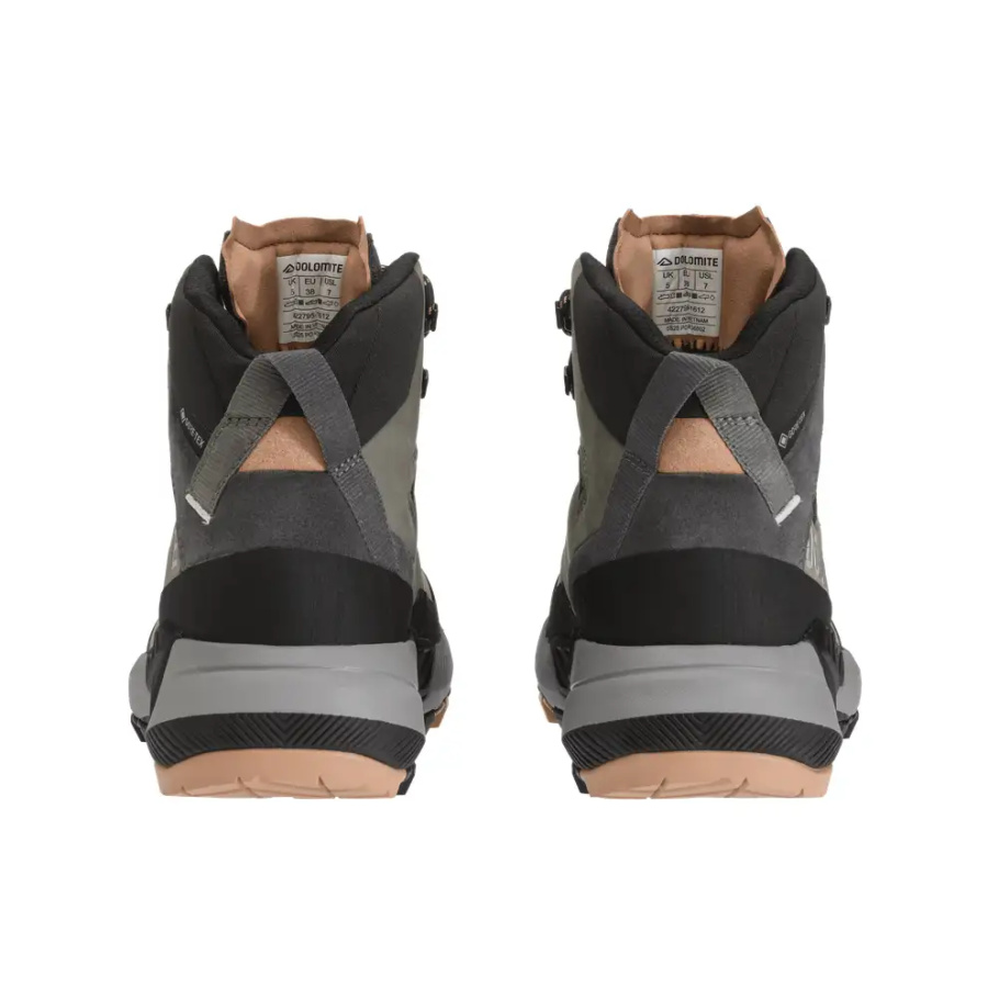 ŽENSKI POHODNI ČEVLJI DOLOMITE VERNALE HIGH GTX Silver Green/Sand Pink