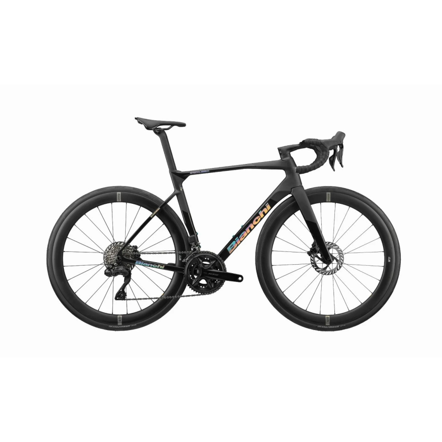 Cestno kolo Bianchi Specialissima Ultegra Di2 2027 Nero - pogled