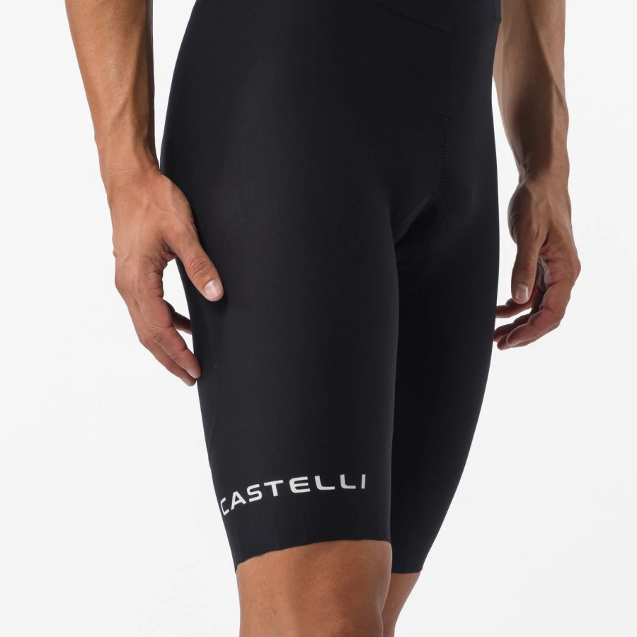 Kratke kolesarske hlače Castelli Espresso 2 Bibshort Black - pogled 3