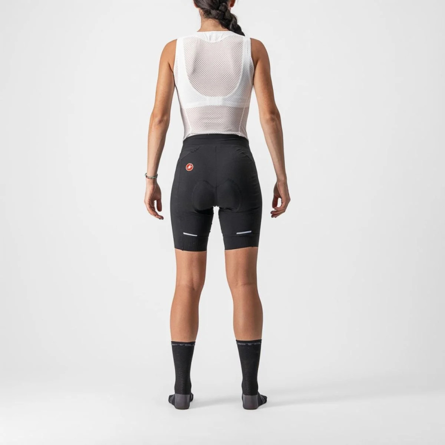 Ženske kolesarske hlače Castelli Velocissima 3 Short Black - pogled 2