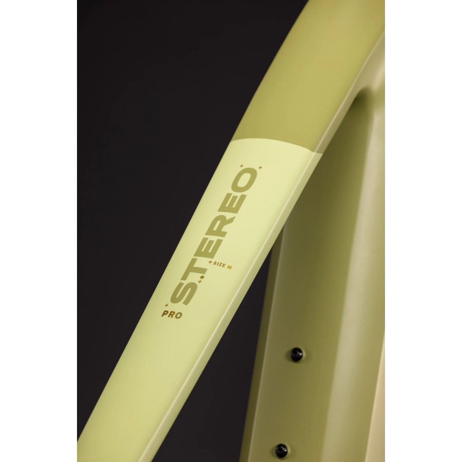 Električno gorsko kolo CUBE Stereo Hybrid ONE44 Pro 800 2027 softwillow'n'green - detajl 2
