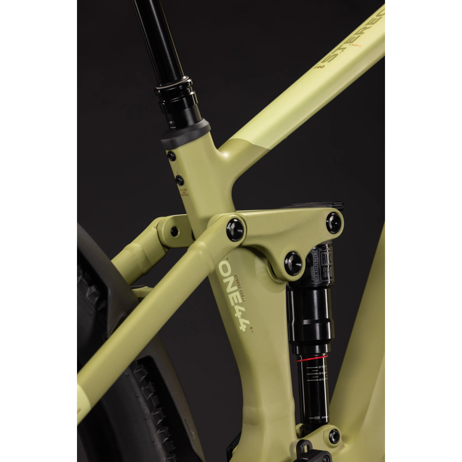 Električno gorsko kolo CUBE Stereo Hybrid ONE44 Pro 800 2027 softwillow'n'green - detajl 3