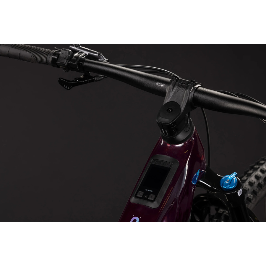 Električno gorsko kolo CUBE Stereo Hybrid ONE77 HPC SLX 800 2027 liquidred'n'black - detajl 1