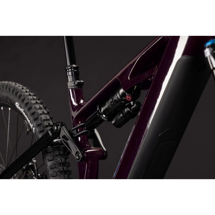 Električno gorsko kolo CUBE Stereo Hybrid ONE77 HPC SLX 800 2027 liquidred'n'black - detajl 5