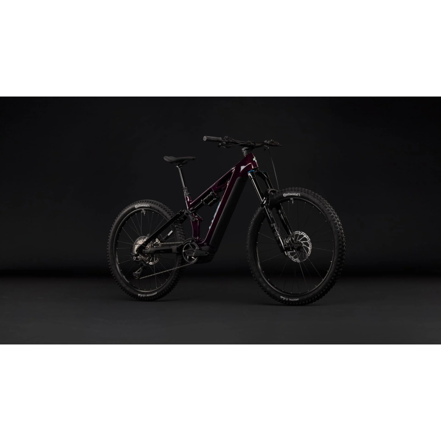 Električno gorsko kolo CUBE Stereo Hybrid ONE77 HPC SLX 800 2027 liquidred'n'black - pogled 2