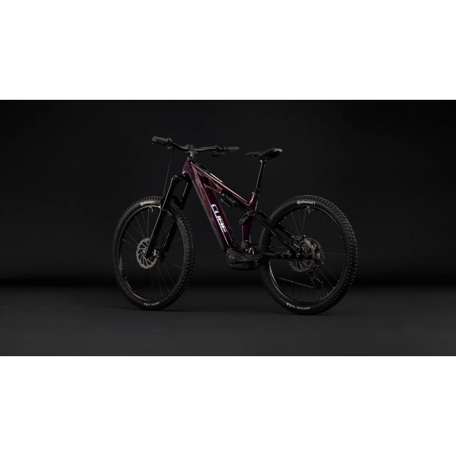 Električno gorsko kolo CUBE Stereo Hybrid ONE77 HPC SLX 800 2027 liquidred'n'black - pogled 5