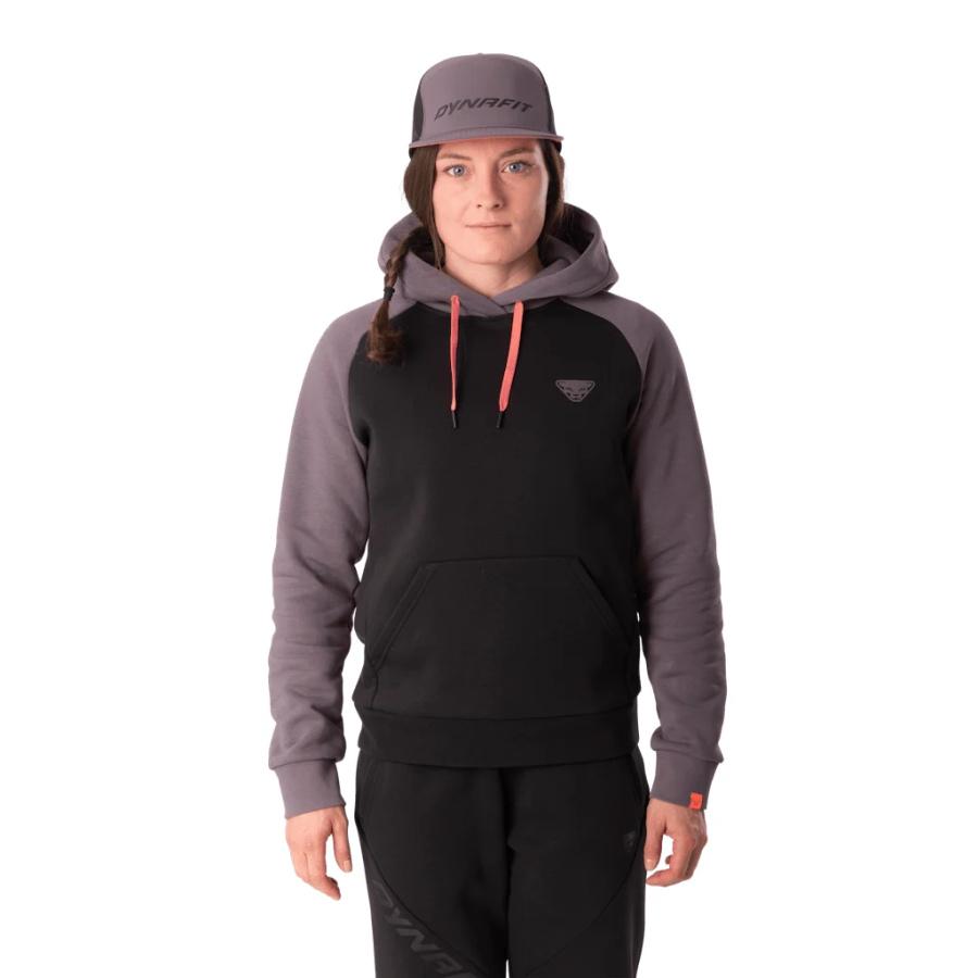 Ženski pulover s kapuco DYNAFIT 24/7 Hoody Ephemera - pogled na modelu