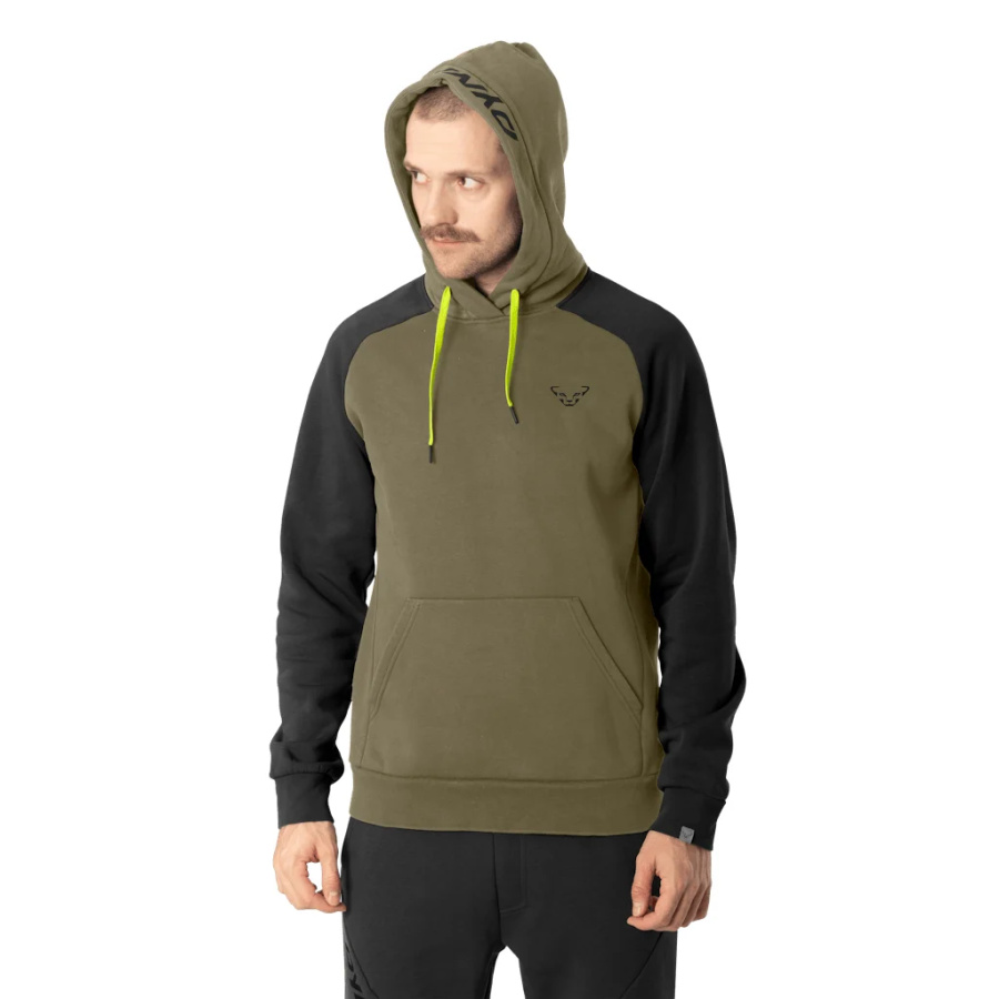 Moški pulover DYNAFIT 24/7 Hoody Military Green - pogled 2
