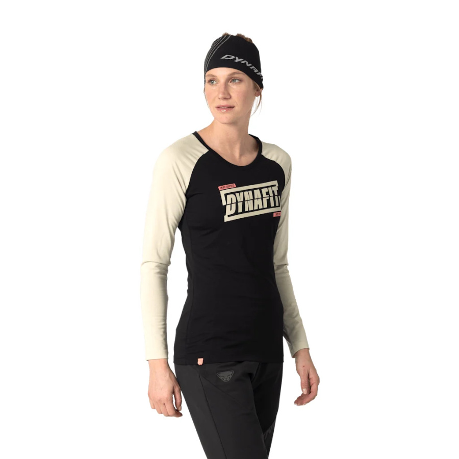 Ženska majica z dolgimi rokavi Dynafit 24/7 L/S Overcast - detajl