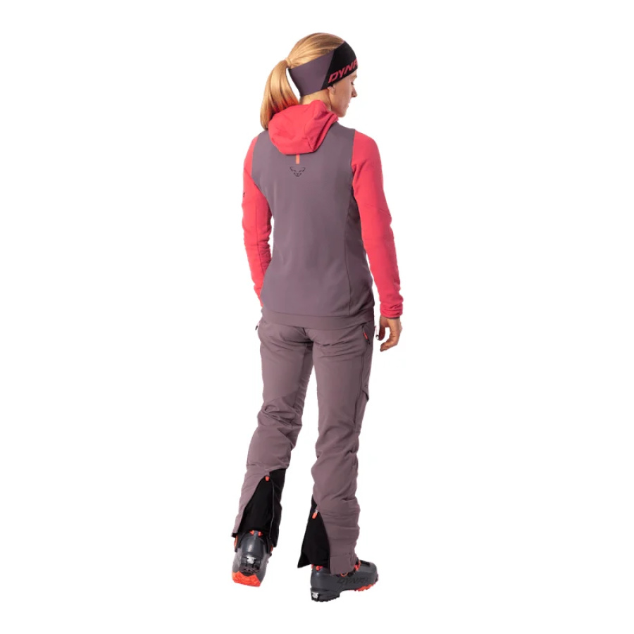 Ženska tehnična flis jakna DYNAFIT Blacklight Thermal Hooded Cabana - pogled s strani