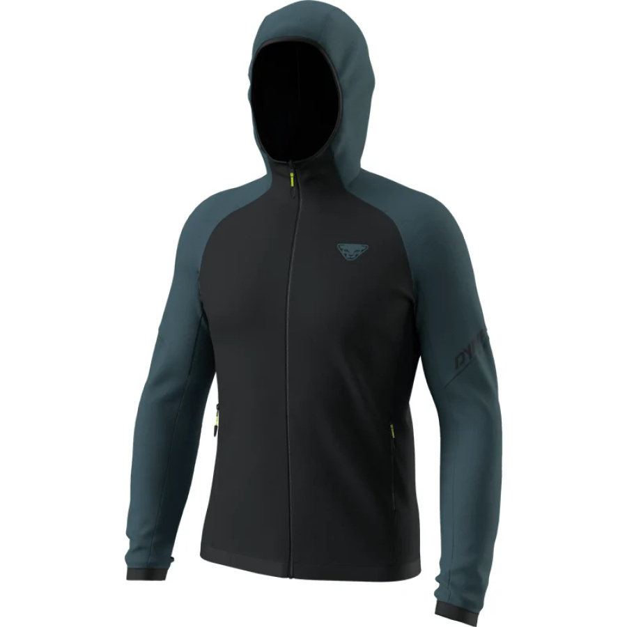 Moška turnosmučarska jakna DYNAFIT Radical Polartec Hooded v sivi barvi Cinder