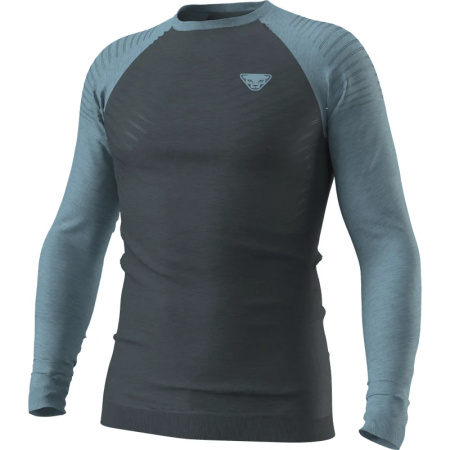 Moška aktivna majica DYNAFIT Tour Light Merino L/S v modri barvi