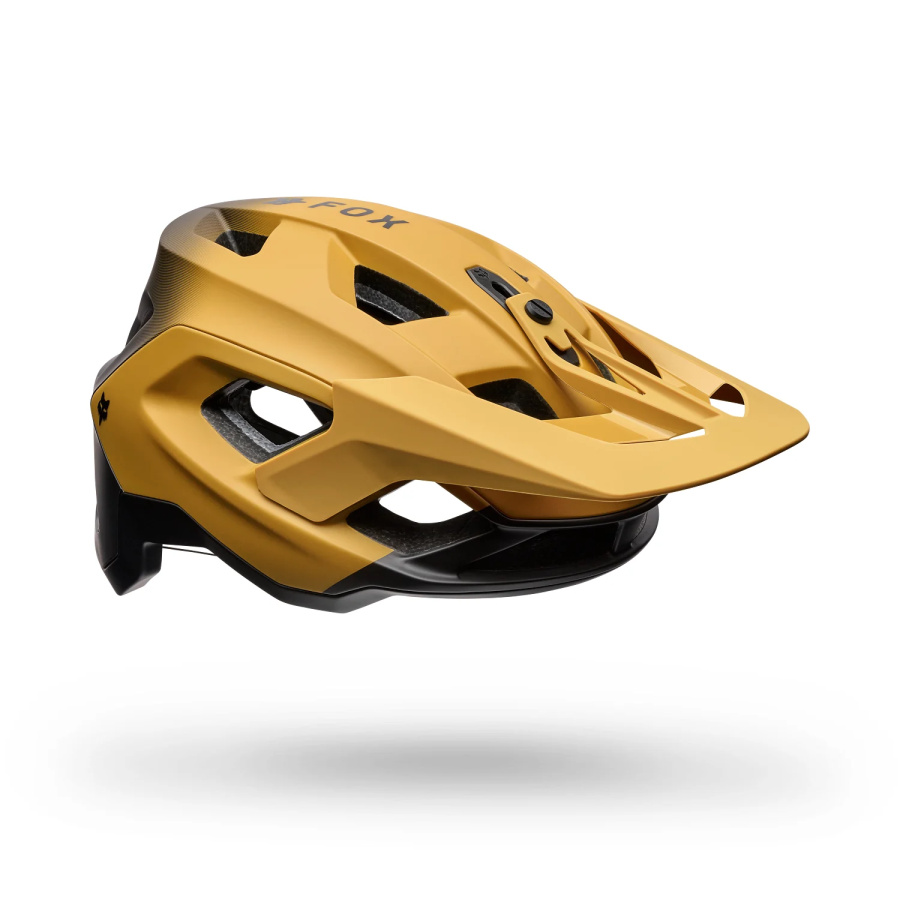 Kolesarska čelada FOX Speedframe Pro Backfade v bronasti barvi - pogled 2