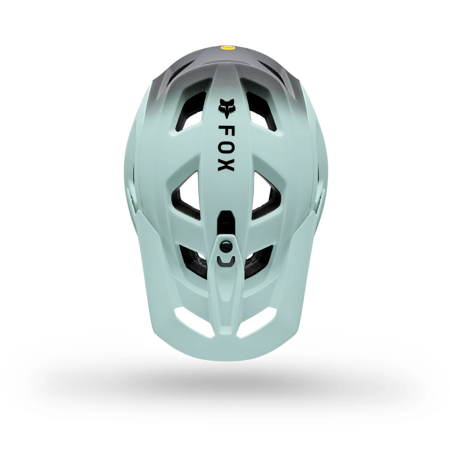 Kolesarska čelada Fox Speedframe Pro Backfade v modri barvi - pogled 3