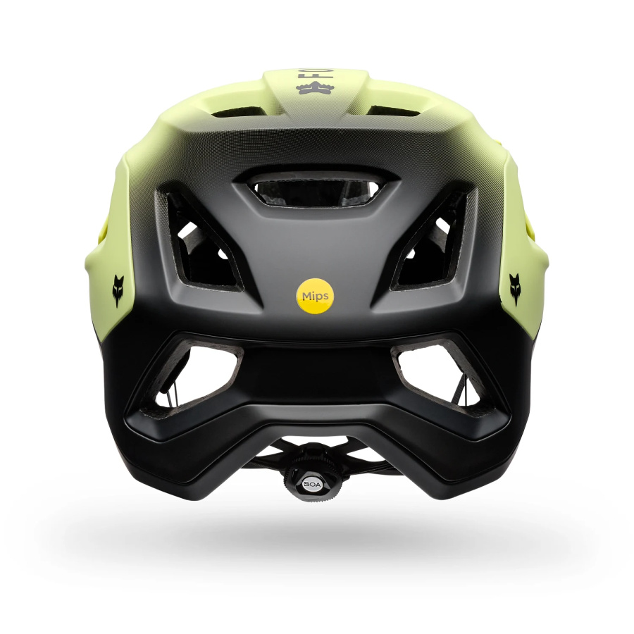 Kolesarska čelada FOX Speedframe Pro Backfade Lime Green - pogled 4